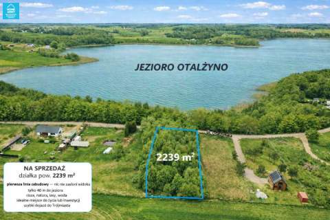 Działka nad jeziorem Pierwsza linia zabudowy 