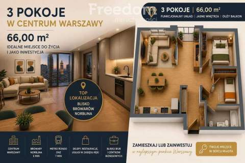 Wyjątkowy apartament w Śródmieściu