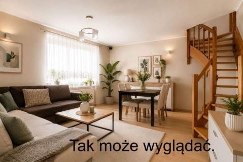 Czteropokojowe mieszkanie z dwoma balkonami