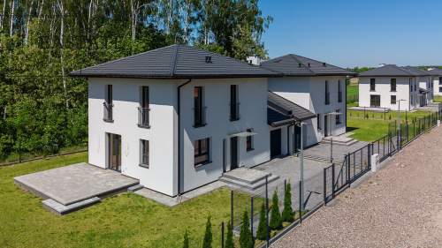 Działka 500 m2/ bliźniaki połączone garażem