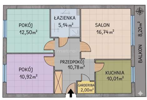Mieszkanie na sprzedaż, 68,09 m2, Siedlce