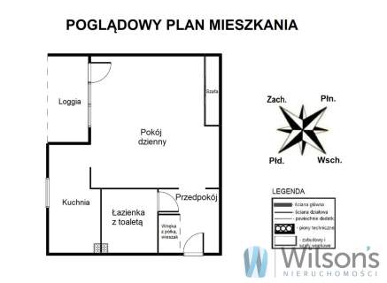 Pokój z oddzielną kuchnią na cichej Hożej. Centrum