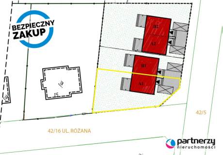 Dom bliźniak, ogród 130m2 - narożny