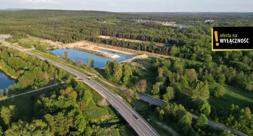 Działka inwestycyjna 5900 m przy zalewie