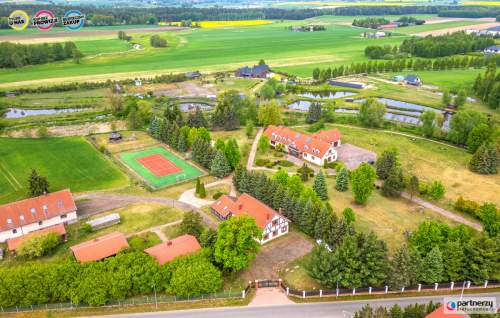 Ośrodek Mazury 6,5 ha, 35 pokoi, 1356m2