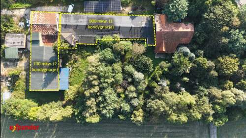 Działka 4000m2 z dwiema halami - możliwość zakupu jednej hali