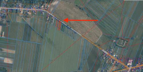 Działka budowlana 1449 m Kije