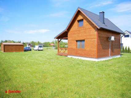 Domek całoroczny drewniany działka 912m2 Powidz ZAMIANA