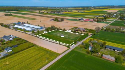 Działka przemysłowa produkcja 9003m2 - Świdnik
