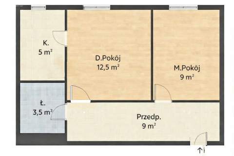 2 pokoje w centrum Bytomia Potencjał inwestycyjn