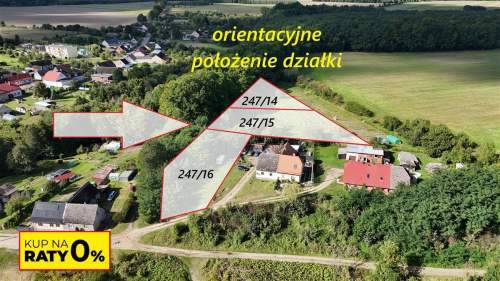Ostrowąsy - działka budowlana - na raty