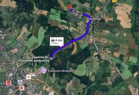 Jelenia Góra - Dziwiszów, 1501 m2 i 3141 m2, budowlane, las