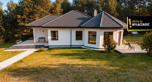 Parterowy dom premium 2 tarasy dom gościnny
