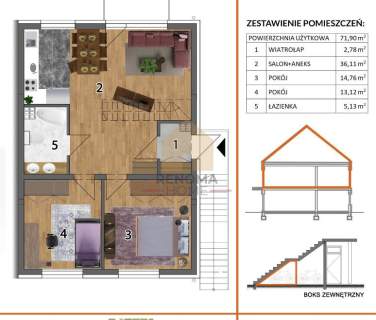 Dwupoziomowe z Ogrodem Bez Prowizji i PCC