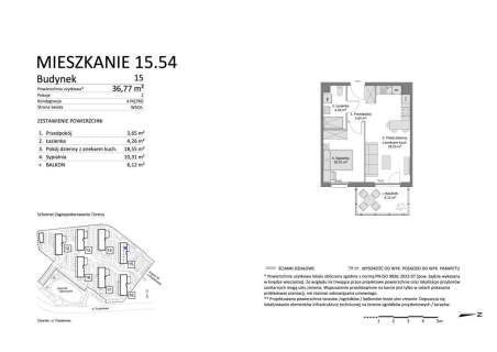 Dwupokojowe Mieszkanie z Balkonem, Łostowice