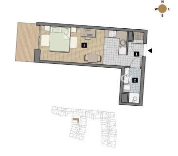 Dostępne mieszkania od 25m2 do 63m2. 