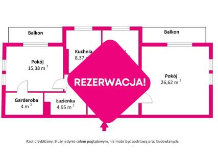 81,6 m 2 balkony garaż al. Jana Pawła II