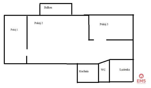 Mieszkanie 3 pokojowe Suwałki