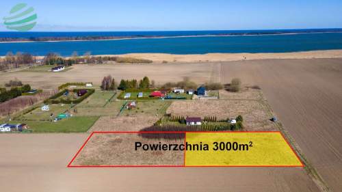 Działka 3000 m nad morzem 1000 m do plaży Kop