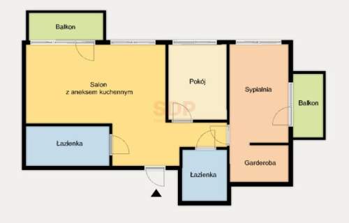 84 m2 3 pokoje Przestrzeń z wyjątkowym widokiem