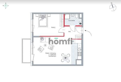 Baltica Towers 2-pok., balkon, parking VAT 23%