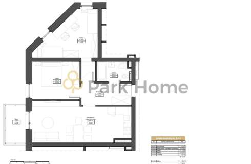 Mieszkanie 3-pokojowe nowy blok 61,72 m2