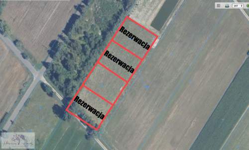 UZBROJONE DZIAŁKI POD PODDĘBICAMI nad rzeką NER