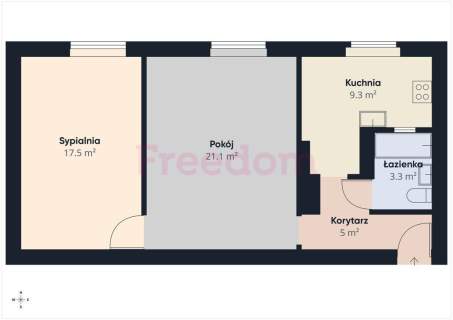 Centrum C, 2 pokoje 54,24 m2, winda, piwnica