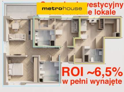 Gotowiec inwestycyjny 3 lokale ROI 6% garaż