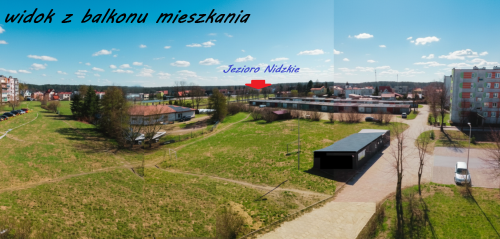 Mieszkanie blok, 2 pokoje, balkon, piwnica, 400 m od jezior