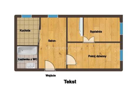 Mieszkanie na sprzedaż, 54,5 m2, Gliwice
