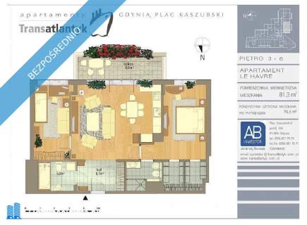 PRESTIŻOWY APARTAMENT W TRANSATLANTYKU