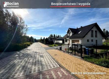 Uzbrojone działki, blisko jeziora Tuchomskiego