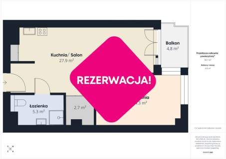 Nowoczesne 2 pokoje przy ulicy Santockiej