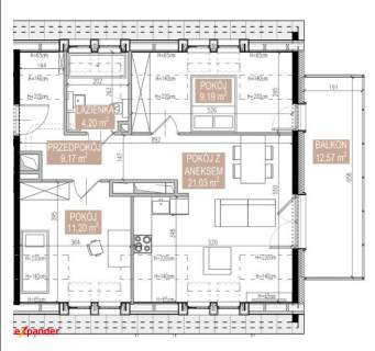 Apartament premium / Niska zabudowa / duży balkon
