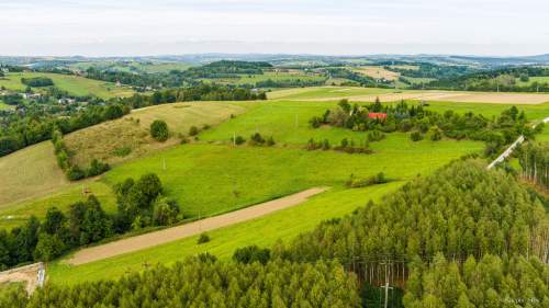 Hektarowa działka budowlana w Krużlowej Wyżnej 