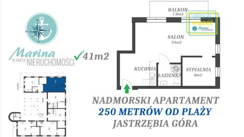 Nadmorski apartament 250 metrów od plaży