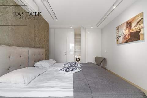 Apartament z panoramą centrum Warszawy