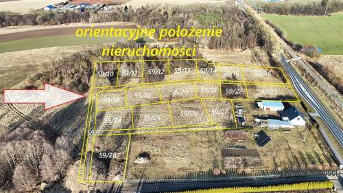 Redło 10 km od Świdwina - działka budowlana na rat