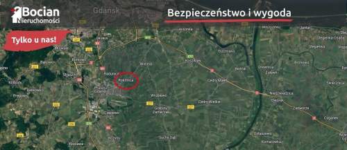 Kompleks działek z dobrym dojazdem do Trójmiasta 