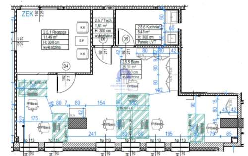 Wola lokal biurowy 100,75m2 do wynajęcia