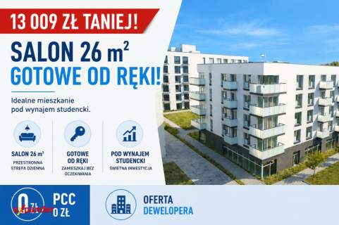 Kawalerka 35,6 m w cenie promocyjnej