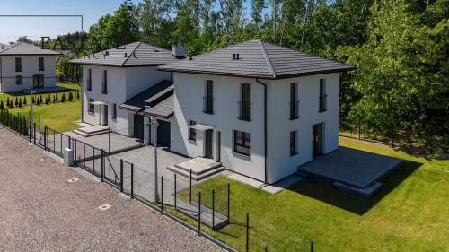 Działka 500 m2/ bliźniaki połączone garażem