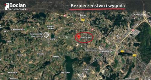 Uzbrojona, płaska, słoneczna działka Dobrzewino 