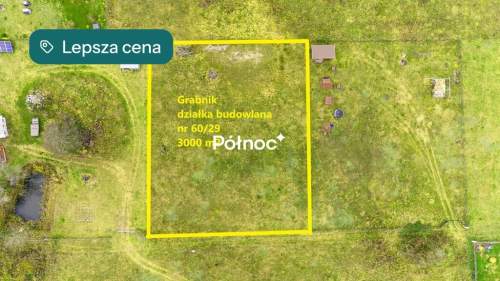 NOWA CENA Działka budowlana Grabnik okolice Ełku