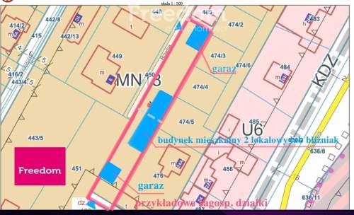 Działka budowlana 765m2, Ł.omianki - Dąbrowa
