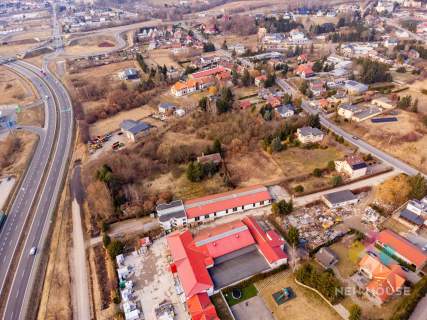 Działka inwestycyjna, S7, MPZP, media 7 352 m2