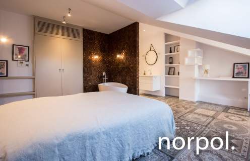 Przestronny dwukondygnacyjny apartament, Kazimierz