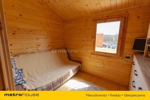 Nowy drewniany domek i 2000m2 działki budowlanej