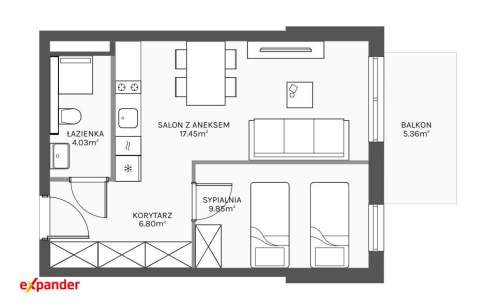 Nowoczesny apartament nad morzem